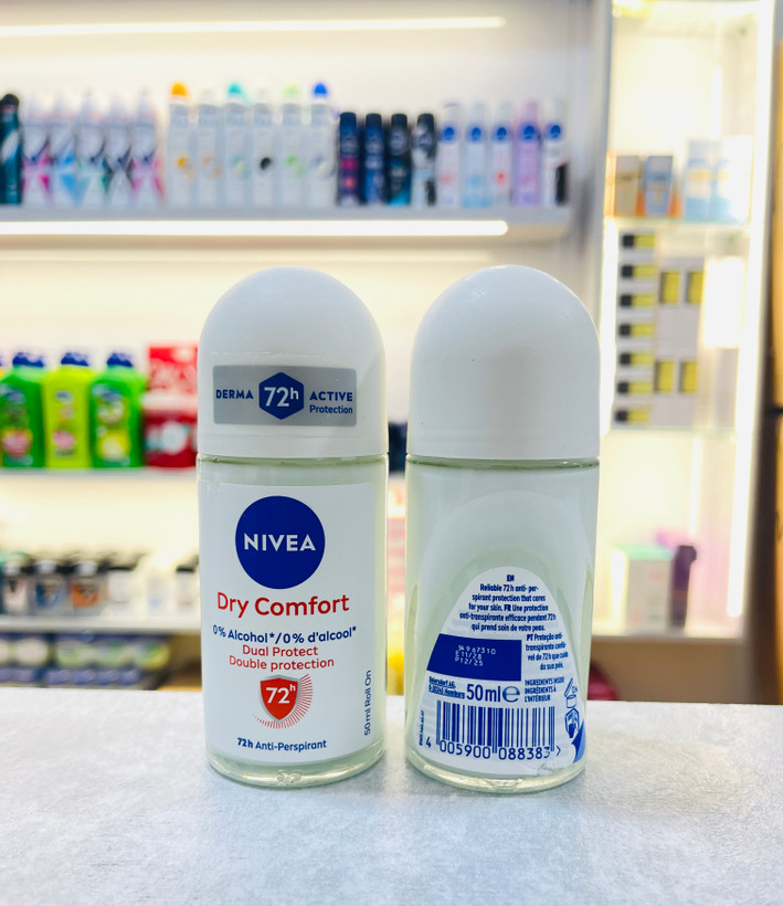 مام رول ضد تعریق زنانه Dry Comfort حجم ۵۰ میلی لیتر ۷۲ ساعته