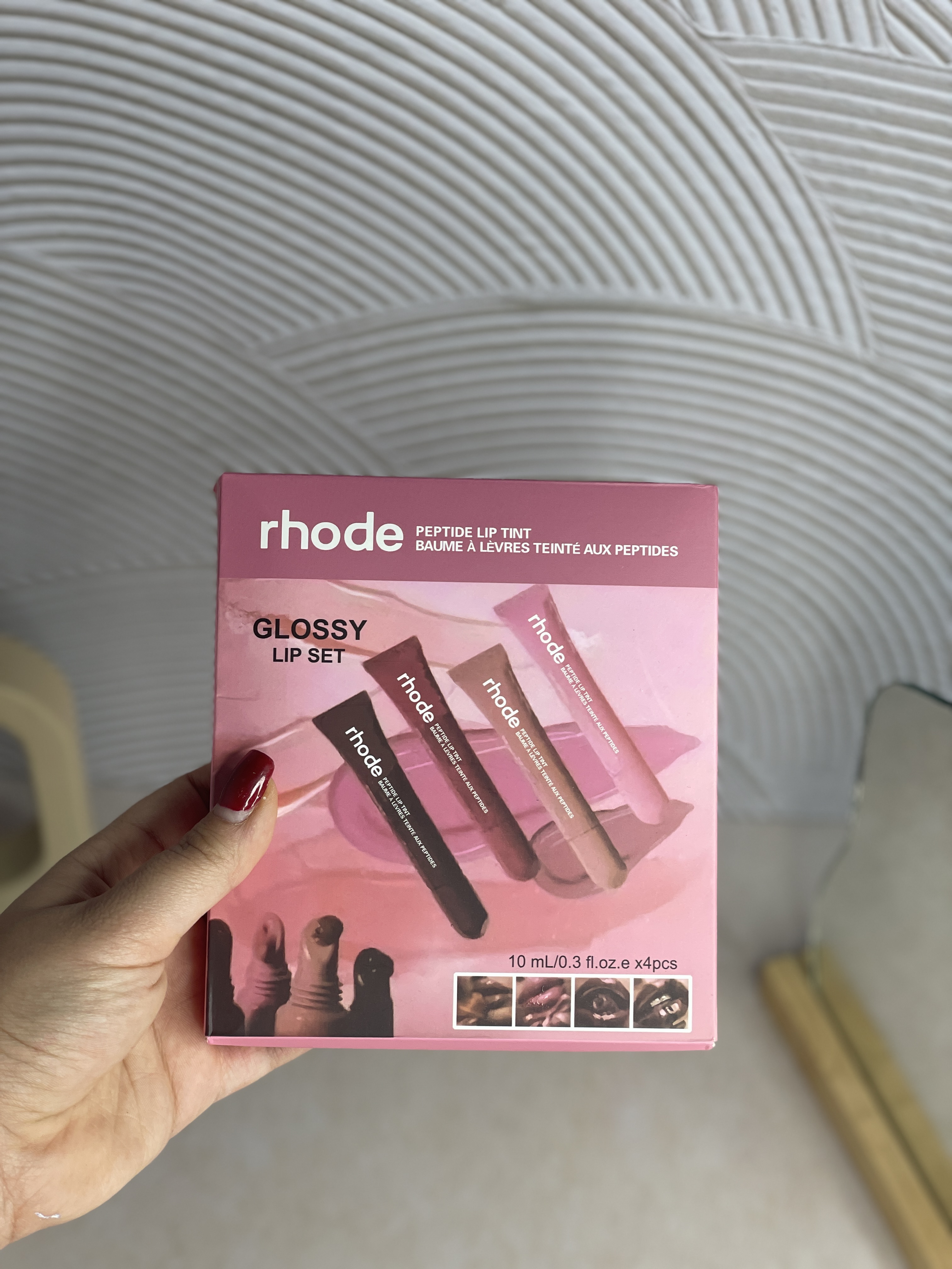 پک لیپ گلاس طرح رود Rhode چهار رنگ جذاب